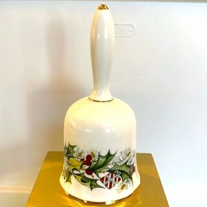 🎩VINTAGE🎩HAMMERSLEY,FINE BONE CHINA,CHRISTMAS BELL MADE IN ENGLAND VINTAGE EUC